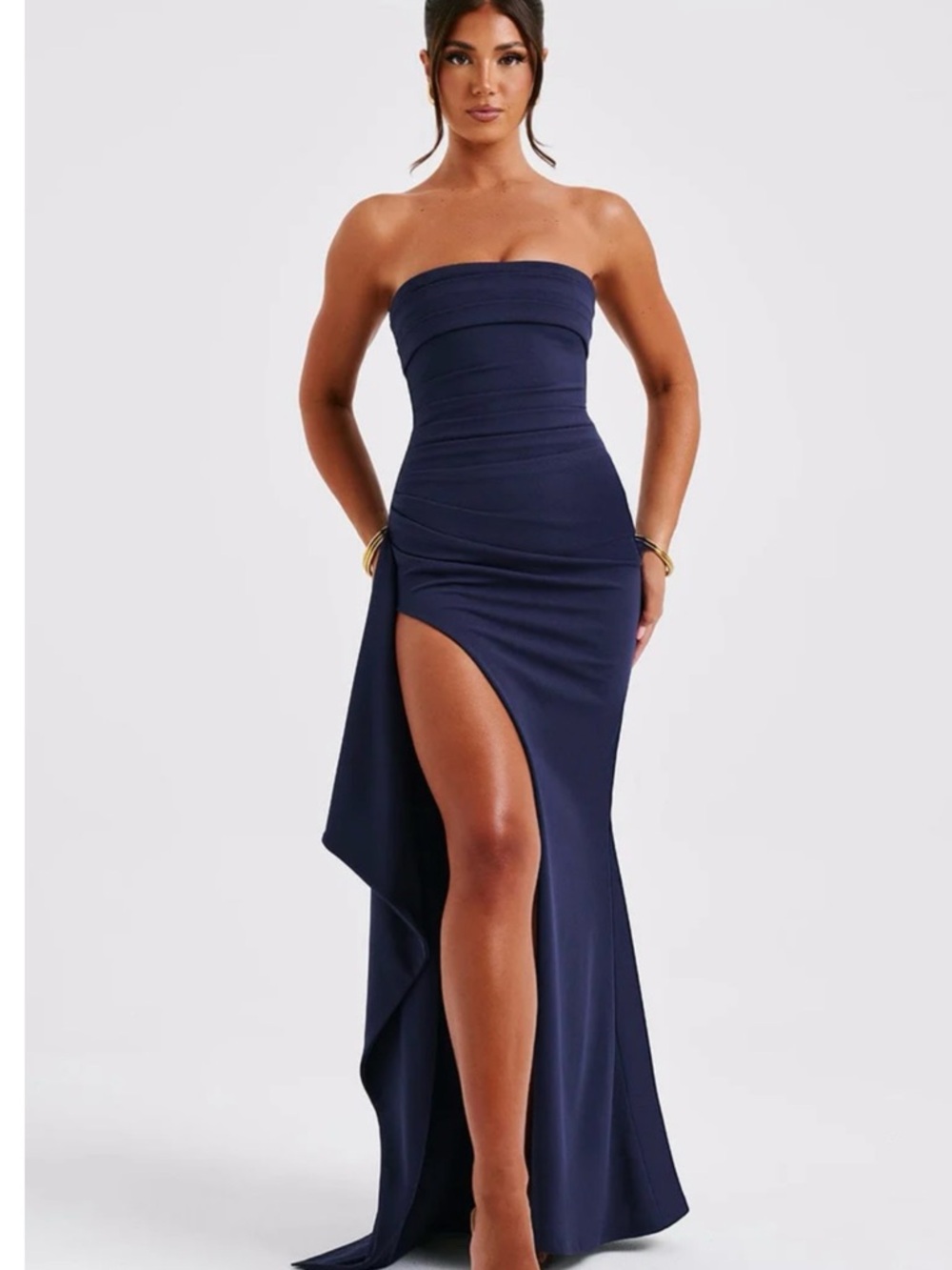 Strapless Navy Evening Gown by Baby Boo (Brand new with tags!)